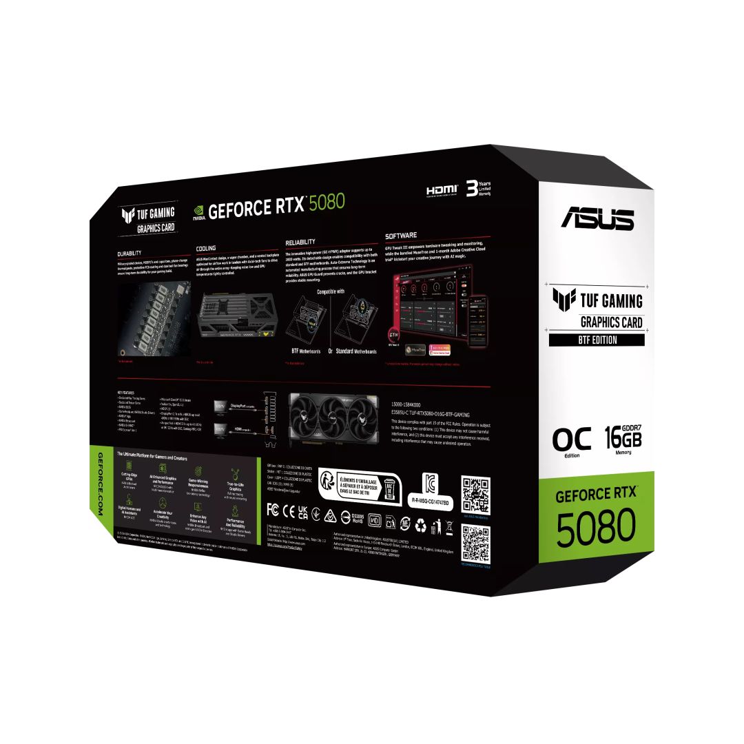 Asus TUF-RTX5080-O16G-BTF-GAMING