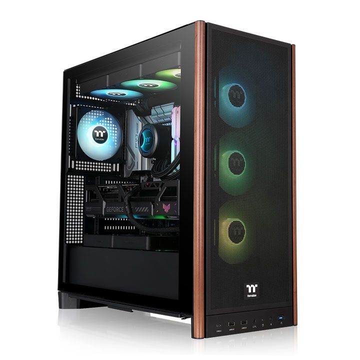Thermaltake S370 WS Tempered Glass Black
