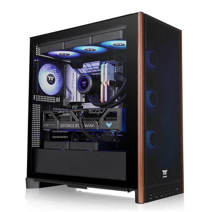 Thermaltake S370 WS Tempered Glass Black