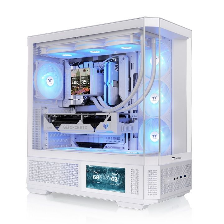 Thermaltake View 370 TG ARGB Tempered Glass Snow White