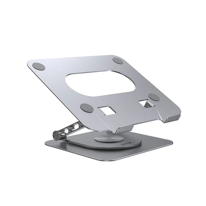 Unitek Adjustable Laptop Stand with 360° Rotating Base Space Grey