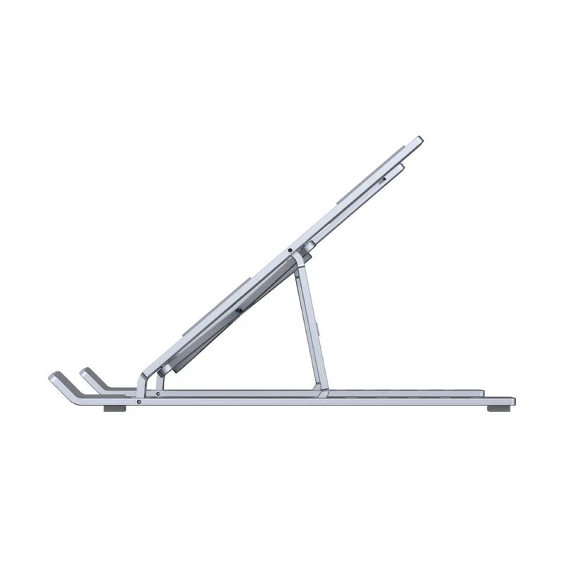 Unitek Mechanical Foldable Laptop Stand Silver