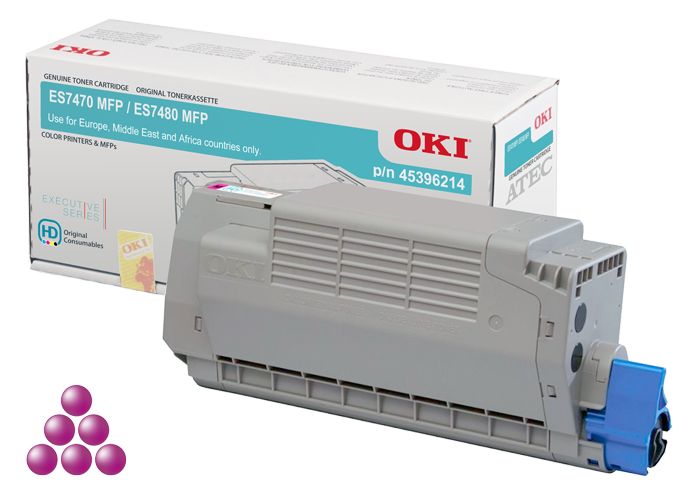 Oki 45396214 Magenta toner