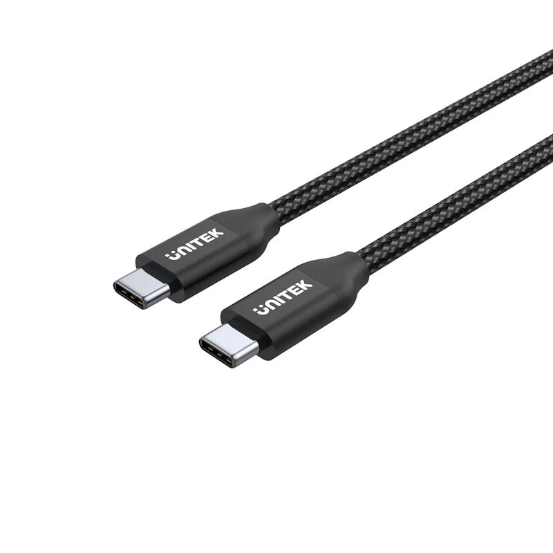 Unitek USB-C 100W PD Fast Charging Cable with Data 2m Black