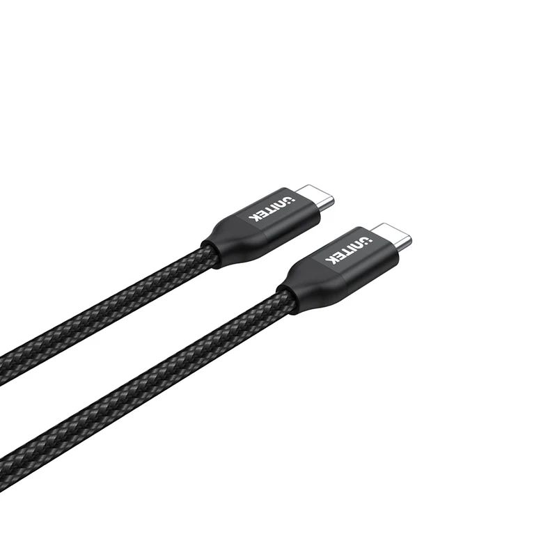 Unitek USB-C 100W PD Fast Charging Cable with Data 2m Black