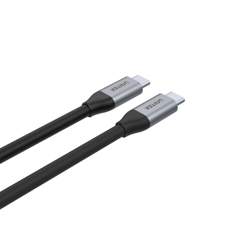 Unitek Full-Featured USB-C 100W PD Fast Charging Cable with 4K@60Hz and 10Gbps Data (USB 3.2 Gen2) 1m Black