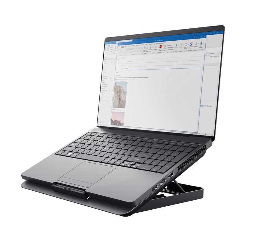 Trust Exto Notebook hűtő Black