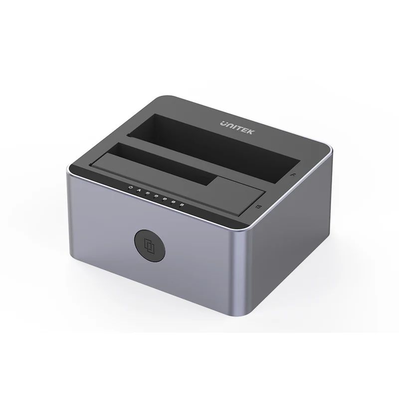 Unitek Y-3026GY01-EU 5Gbps Dual-Bay SATA Docking Station Space Grey
