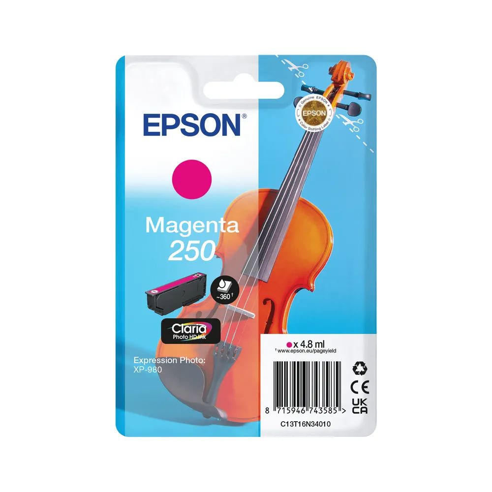 Epson 250 Magenta tintapatron