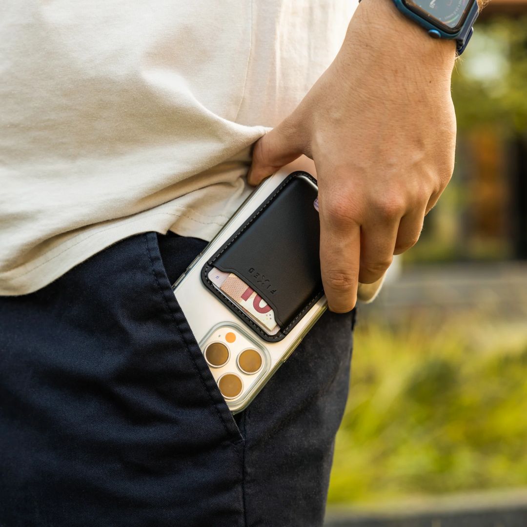 FIXED MagWallet nyomkövetős pénztárca Apple Find My támogatással, fekete