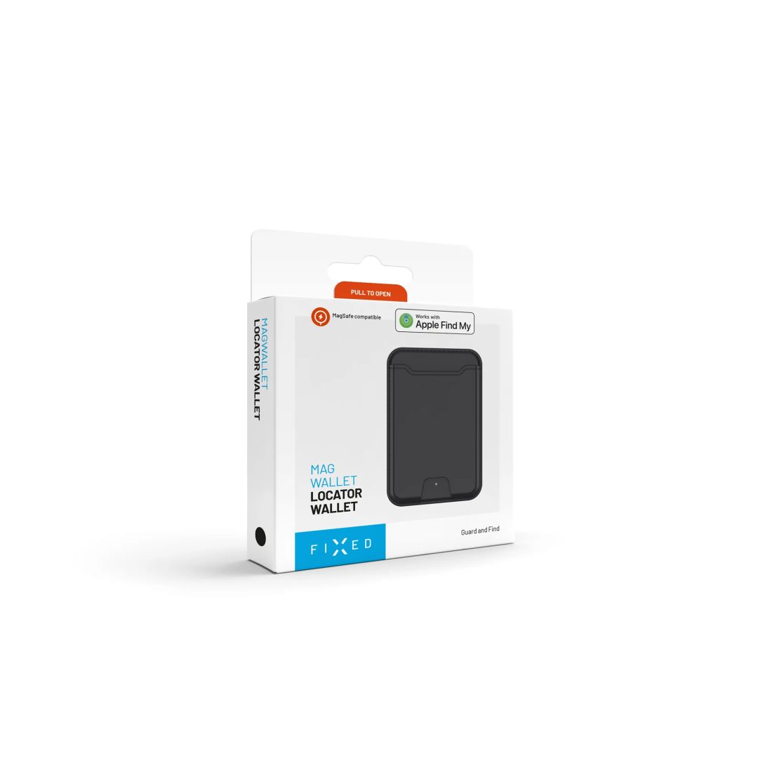 FIXED MagWallet nyomkövetős pénztárca Apple Find My támogatással, fekete