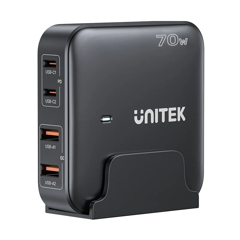 Unitek 70W Desktop GaN Charging Station Black