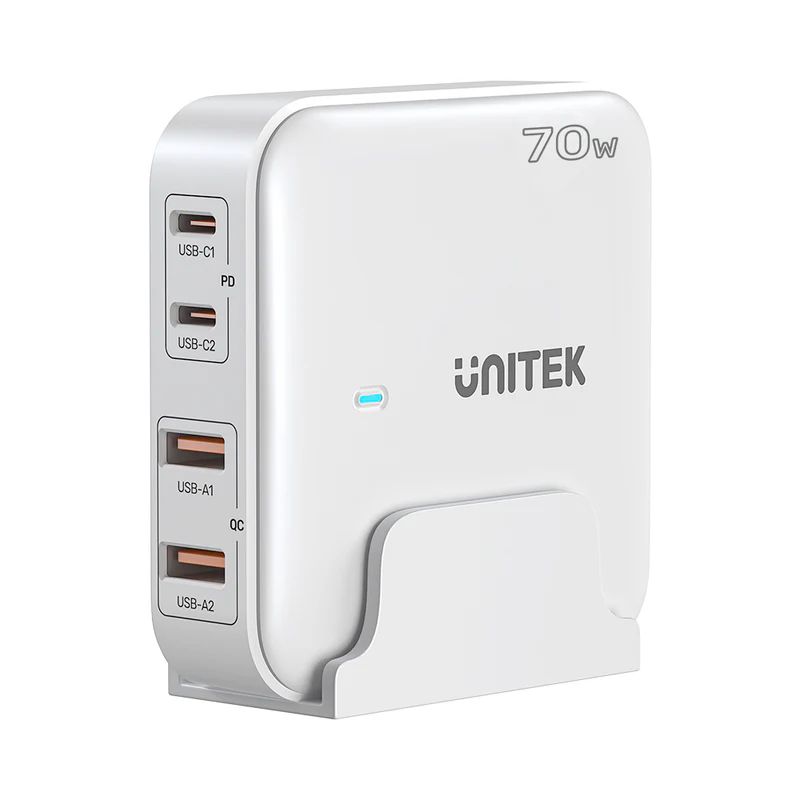 Unitek 70W Desktop GaN Charging Station White