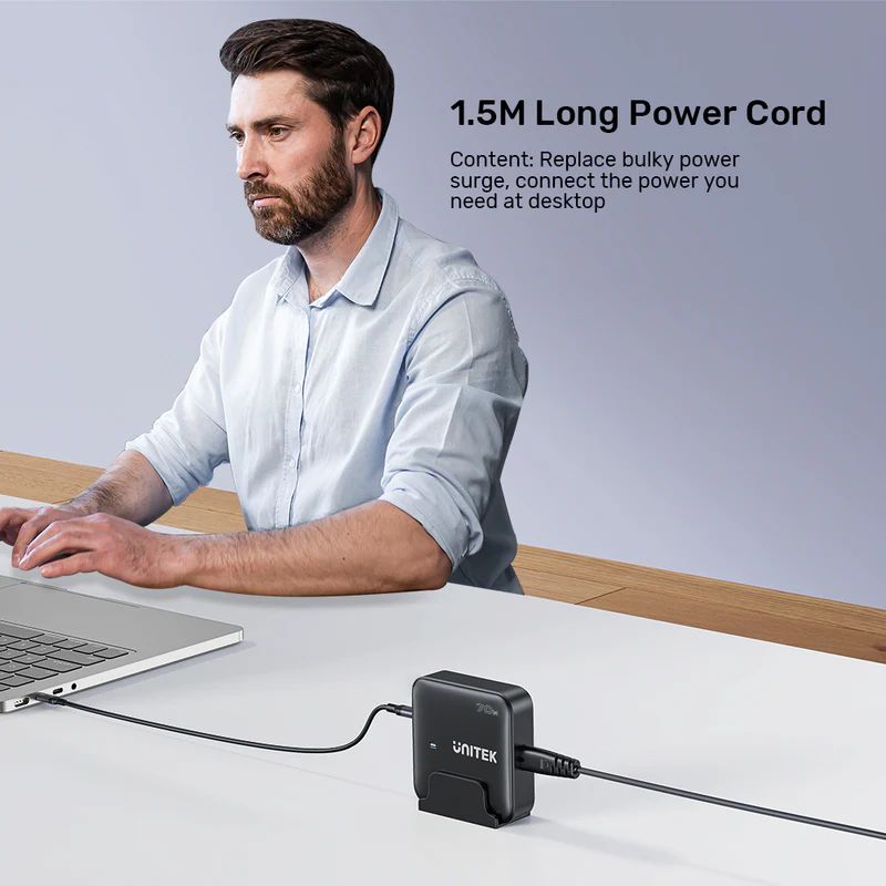 Unitek 70W Desktop GaN Charging Station White