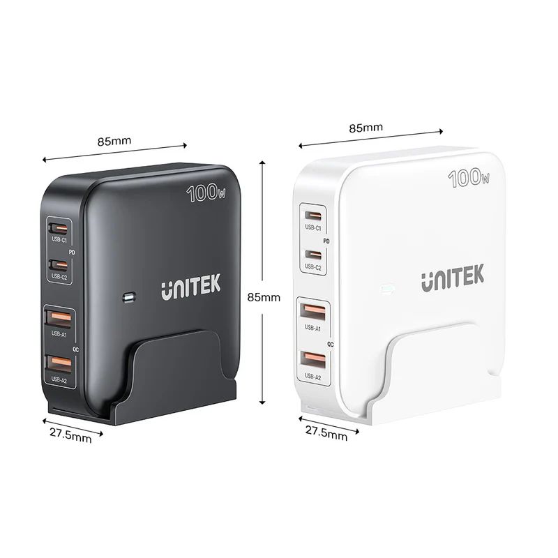 Unitek 100W Desktop GaN Charging Station Black