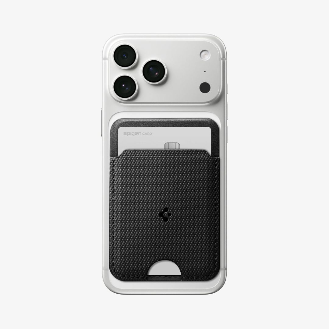 Spigen Slim Fold Stand MagSafe Wallet 1 Card Black