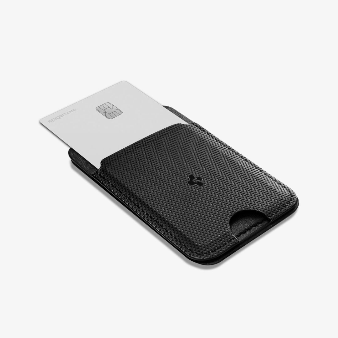 Spigen Slim Fold Stand MagSafe Wallet 1 Card Black