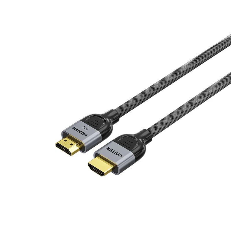 Unitek 8K Braided Nylon HDMI Cable 2m Grey