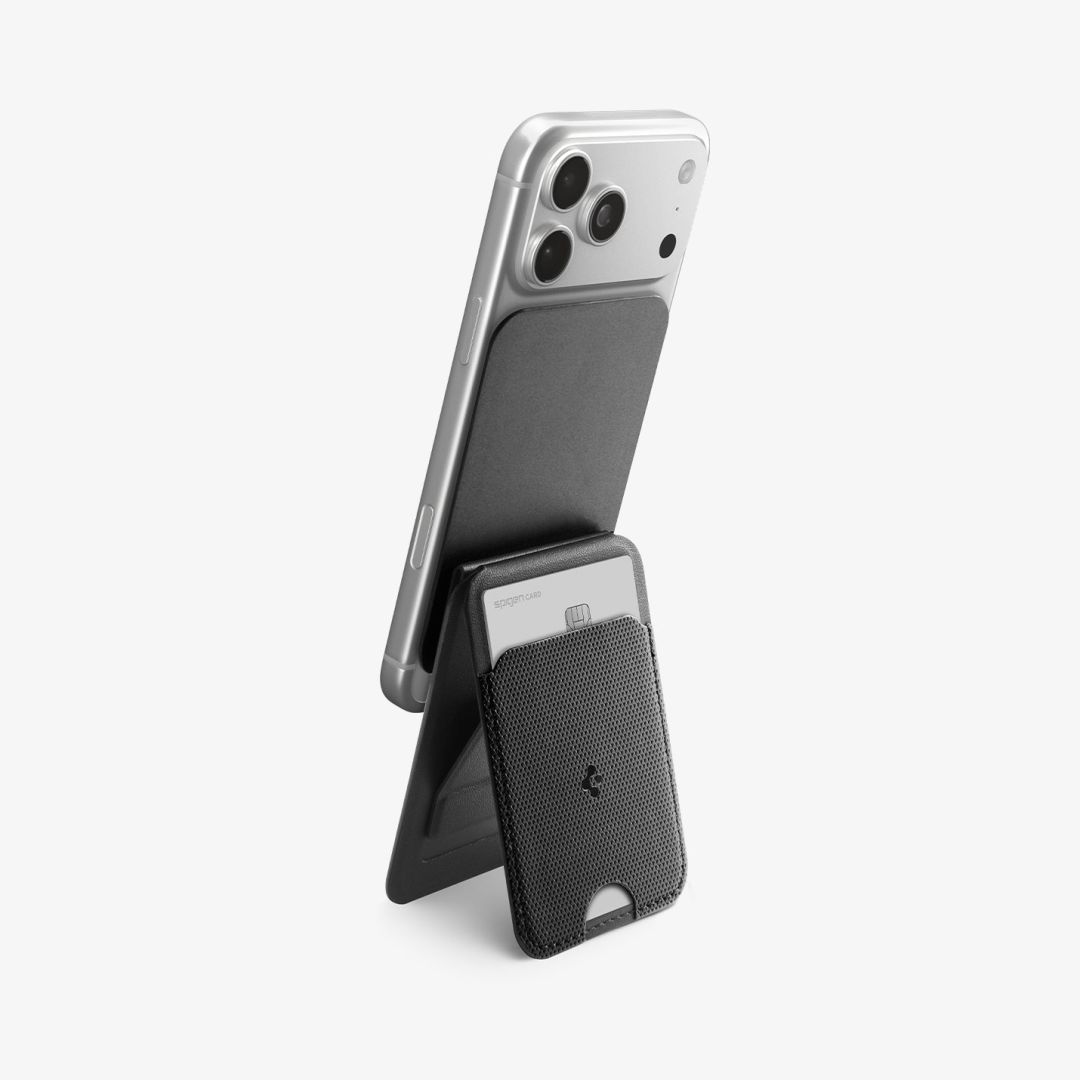 Spigen Slim Fold Tripod MagSafe Wallet 1 Card Black