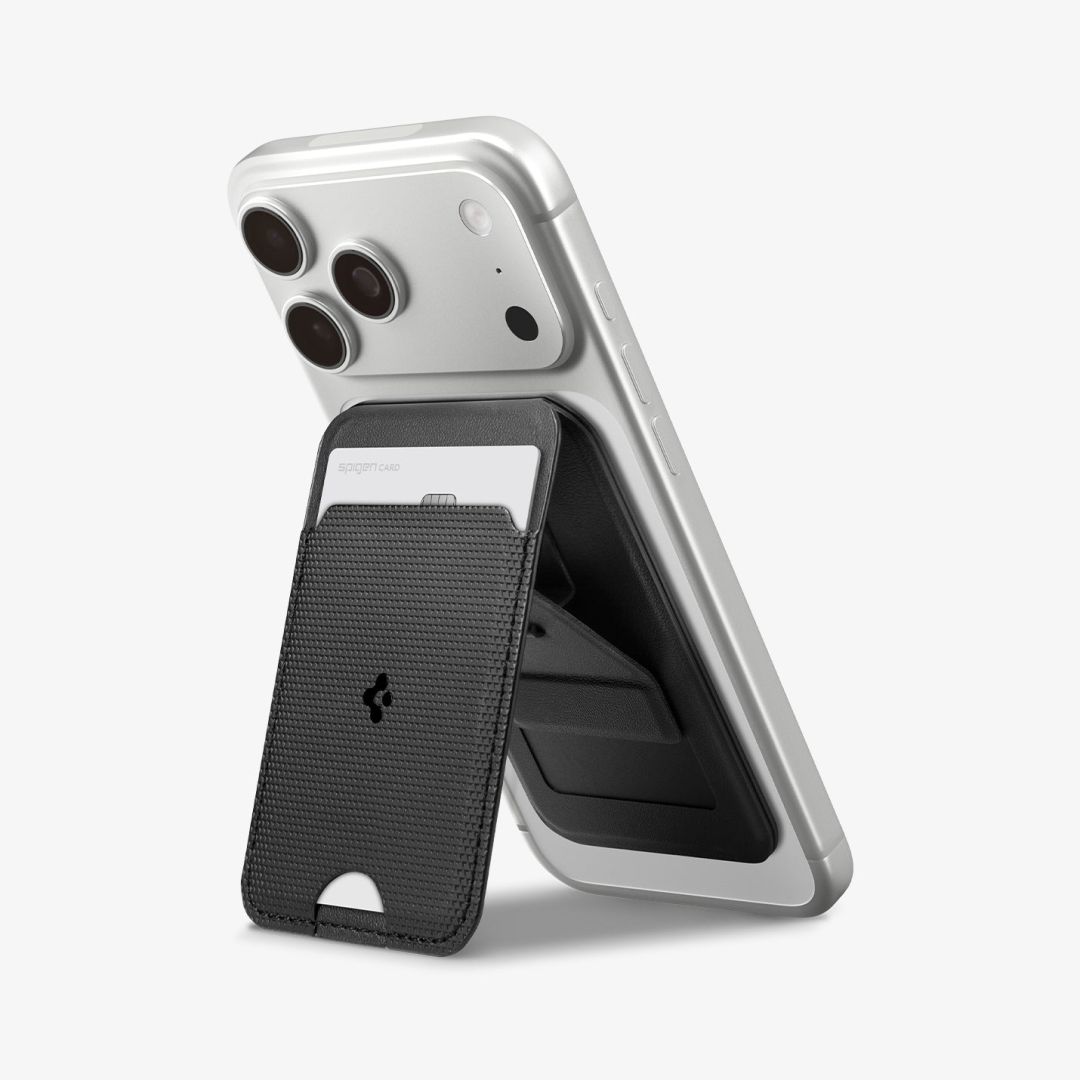 Spigen Slim Fold Tripod MagSafe Wallet 1 Card Black