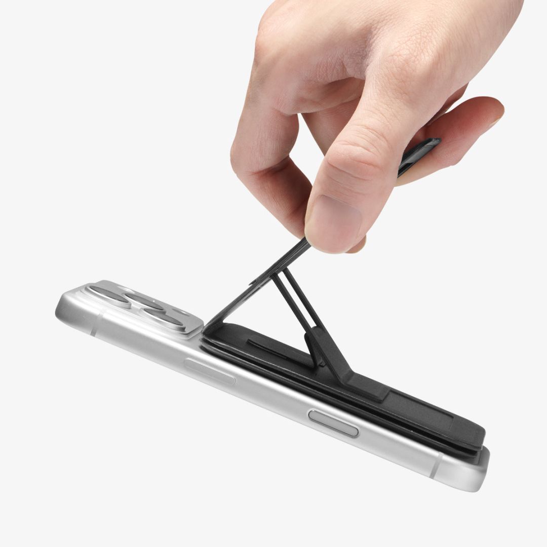 Spigen Slim Fold Tripod MagSafe Wallet 1 Card Black