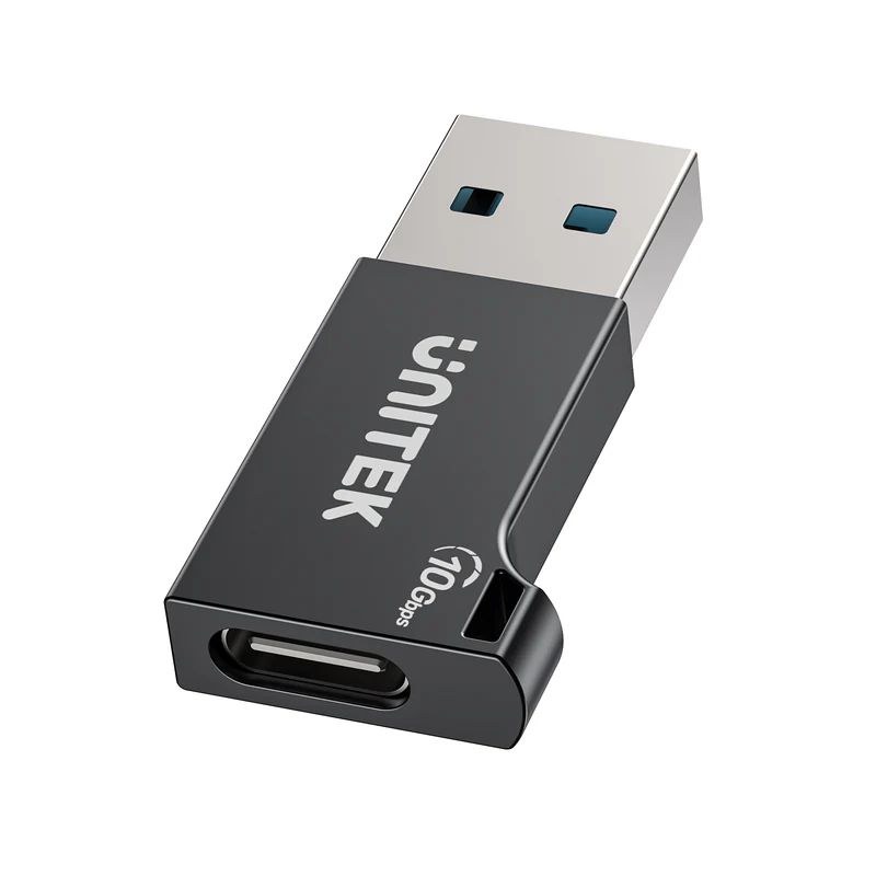 Unitek 10Gbps USB-A to USB-C Adapter Black