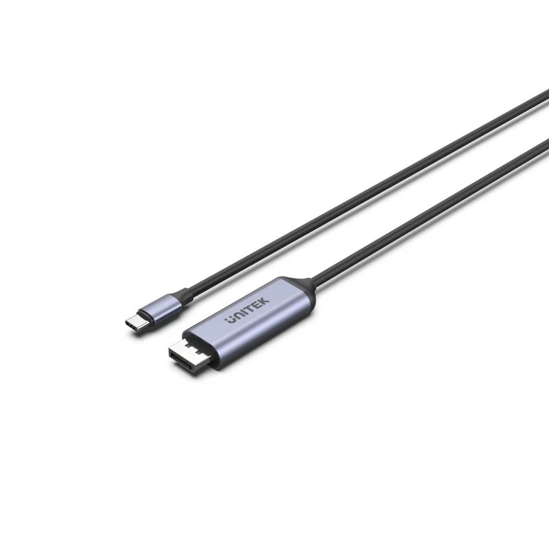 Unitek USB-C to DisplayPort1.4 Cable 1,8m Space Grey