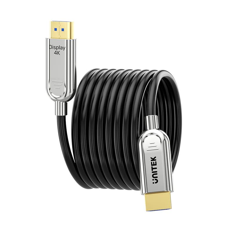 Unitek Fiber Optic 4K HDMI Cable 20m Space Grey