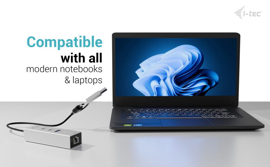 I-TEC USB-C/USB-A Metal HUB 3 (2x USB-C, 1x USB-A) Port + 2.5GLAN