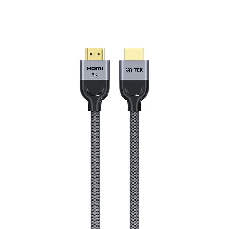 Unitek 8K Braided Nylon HDMI Cable 10m Grey