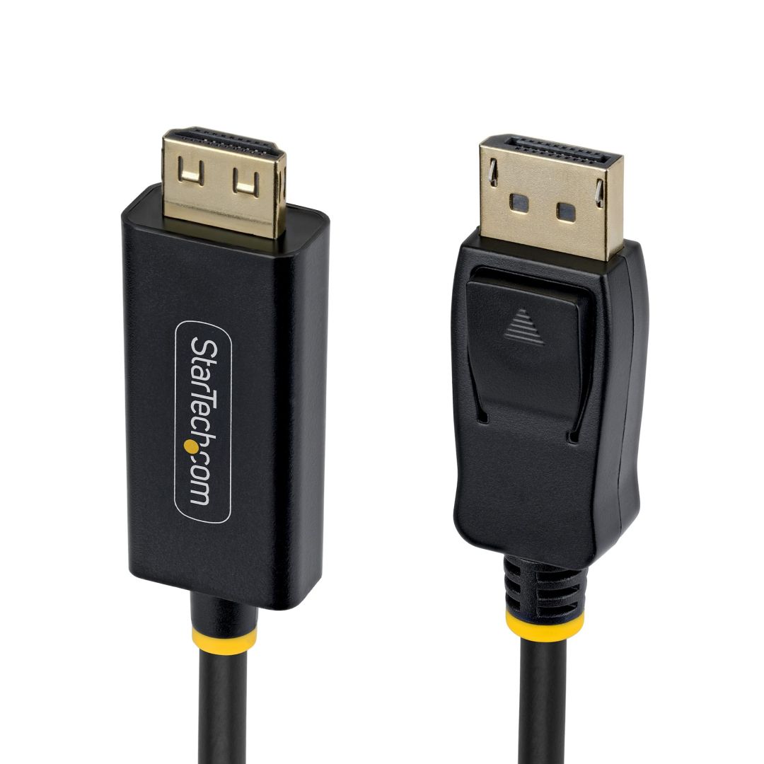 Startech DisplayPort to HDMI 4K 60Hz Adapter Cable with Gripping Connectors 4,5m Black