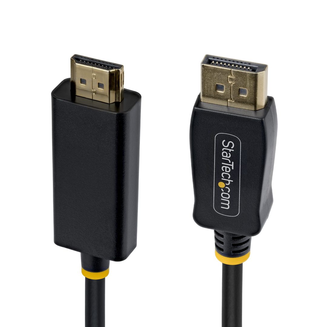 Startech DisplayPort to HDMI 4K 60Hz Adapter Cable with Gripping Connectors 4,5m Black
