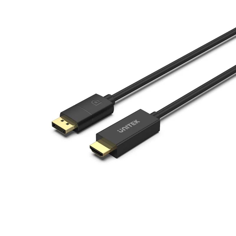 Unitek DisplayPort 1.2 to HDMI 4K Cable 1,8m Black