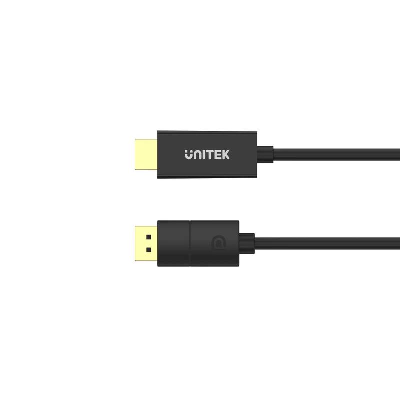 Unitek DisplayPort 1.2 to HDMI 4K Cable 1,8m Black