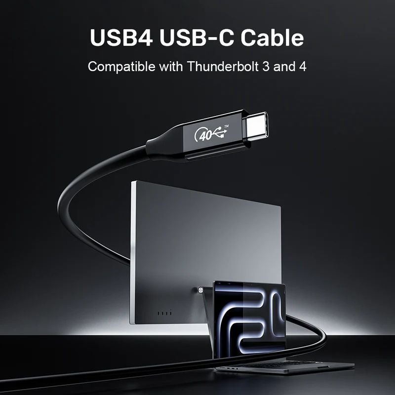 Unitek USB4 USB-C Cable 20m Black