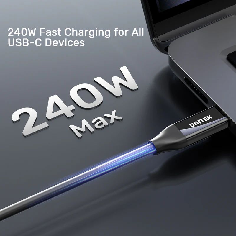 Unitek USB4 USB-C Cable 20m Black
