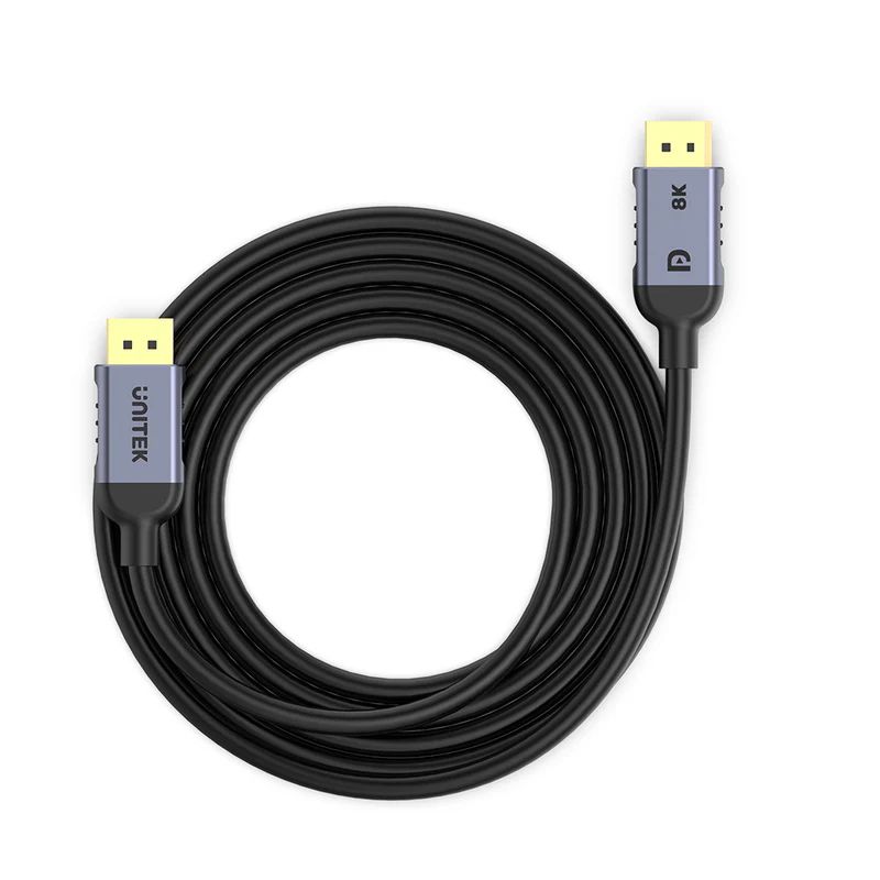 Unitek 8K DisplayPort 1.4 Cable 1,5m Black