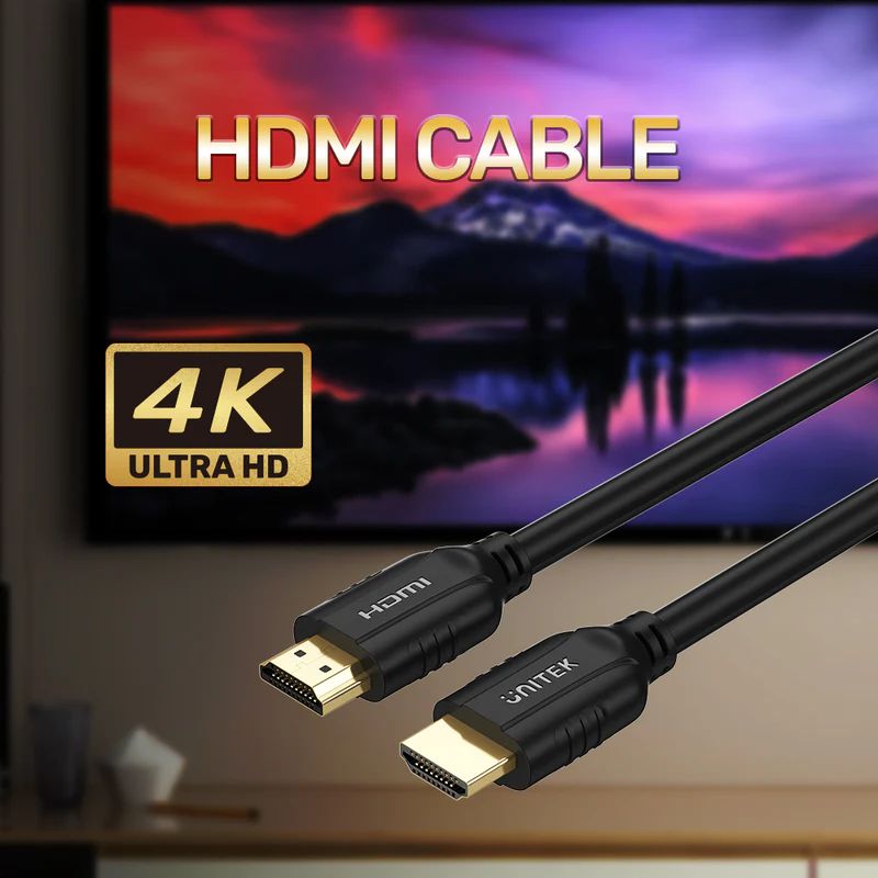 Unitek HDMI Cable 4K 60Hz 15m Black