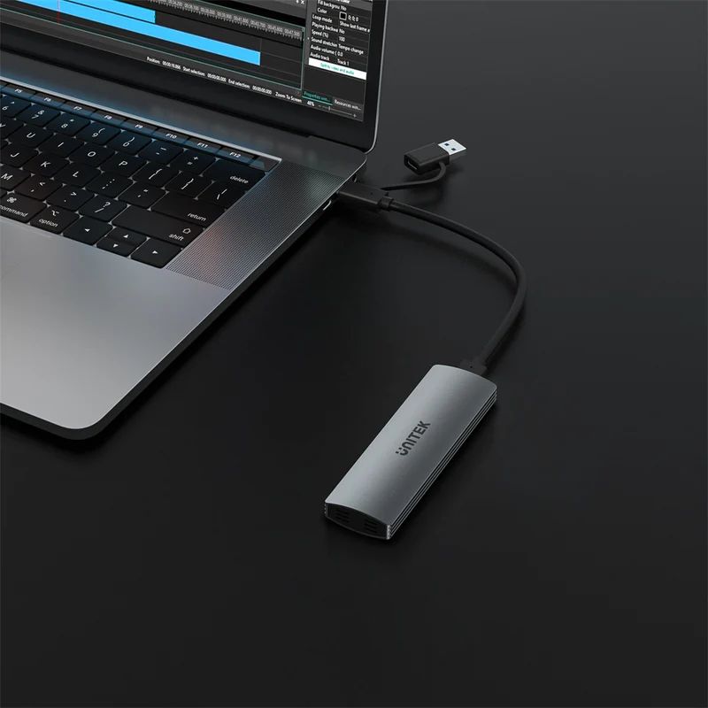 Unitek uDrive M.2 Enclosure NVMe/SATA 10Gbps Space Grey