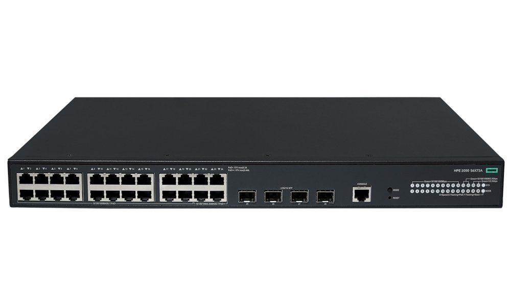 HP CW 2050 24p 10/100/1000BT PoE+ 4p SFP 1G/2.5G 420W Switch