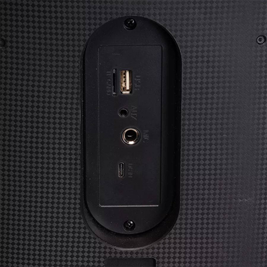Denver BPS-354 Bluetooth Party Speaker with LED light Black
