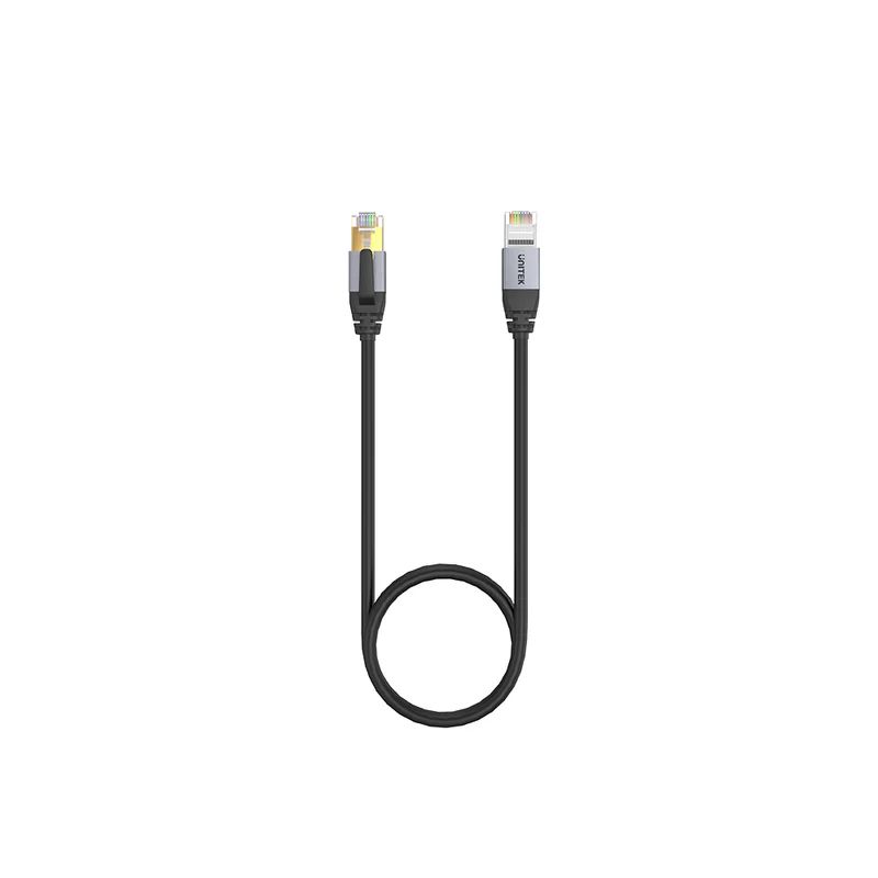 Unitek CAT8 S-FTP Patch Cable 1,5m Black