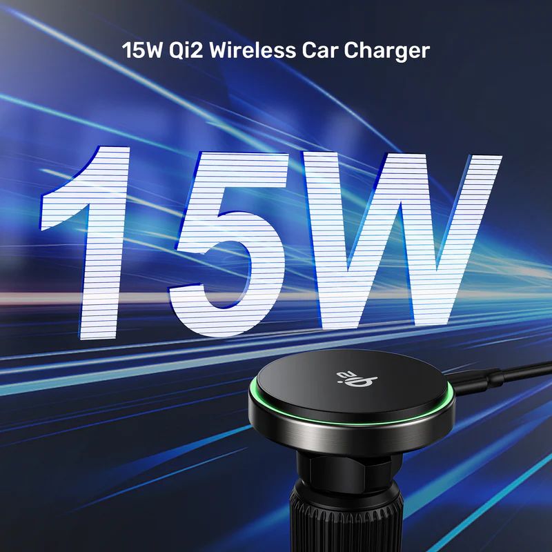 Unitek Qi2 Magnetic Wireless Car Charger Black