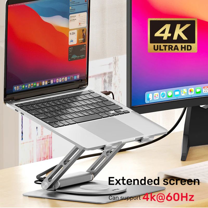 Unitek USB-C Laptop Docking Station Space Grey