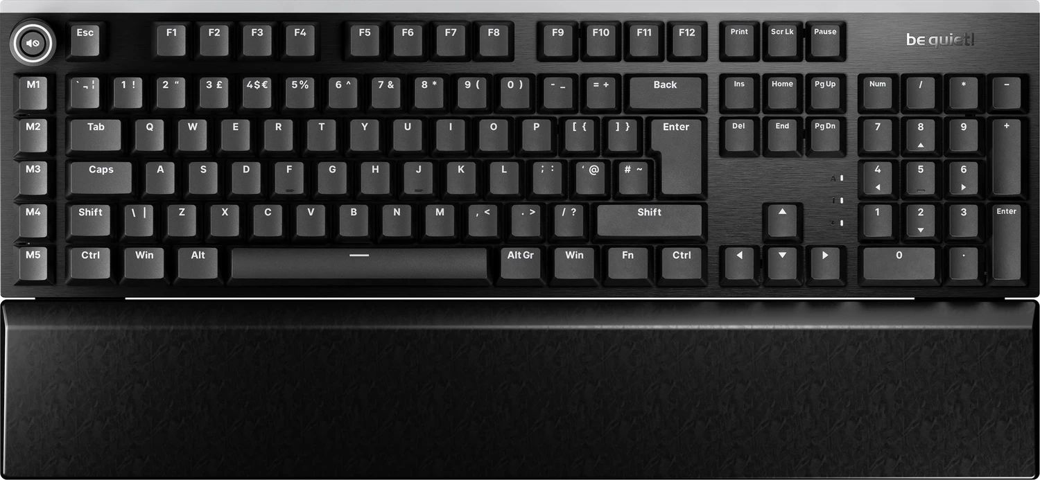 Be quiet! Light Mount Silent Linear Keyboard Black UK