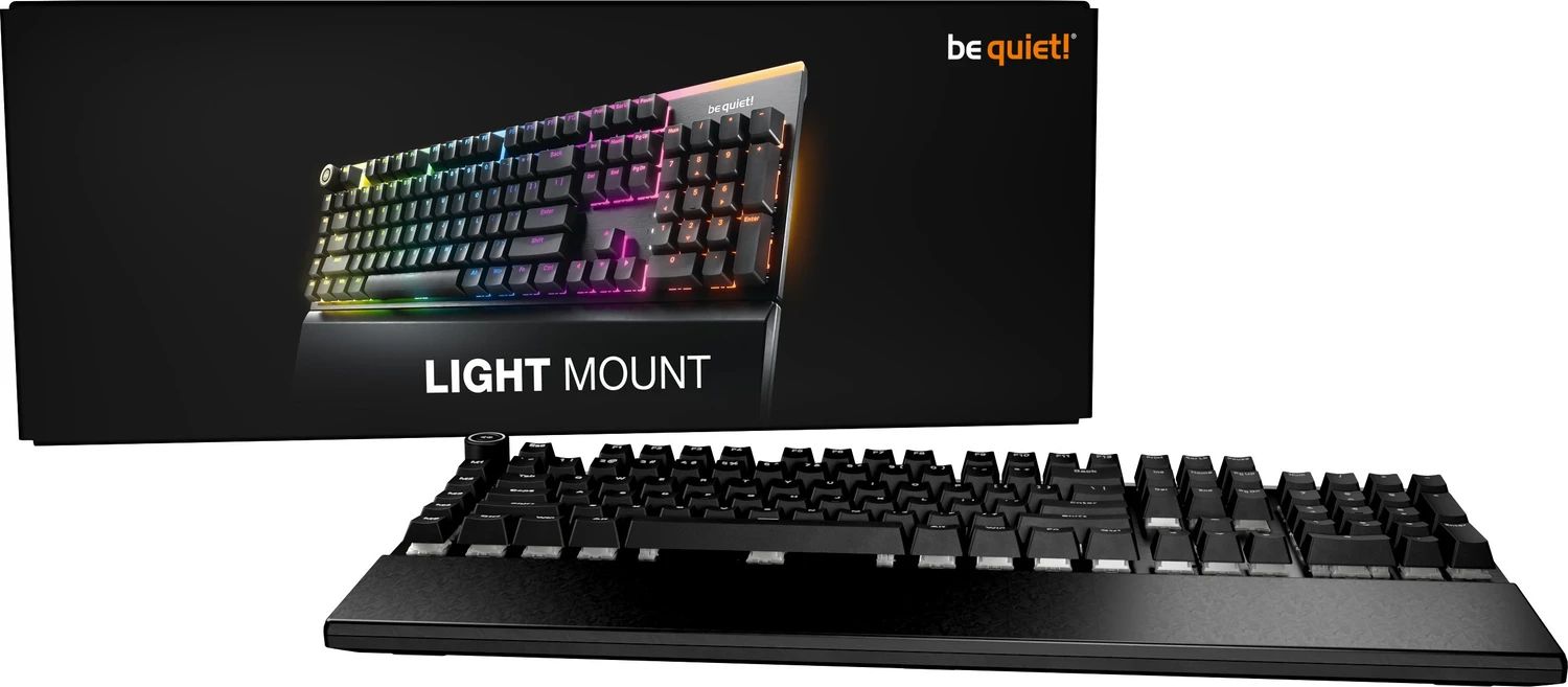 Be quiet! Light Mount Silent Tactile Keyboard Black UK