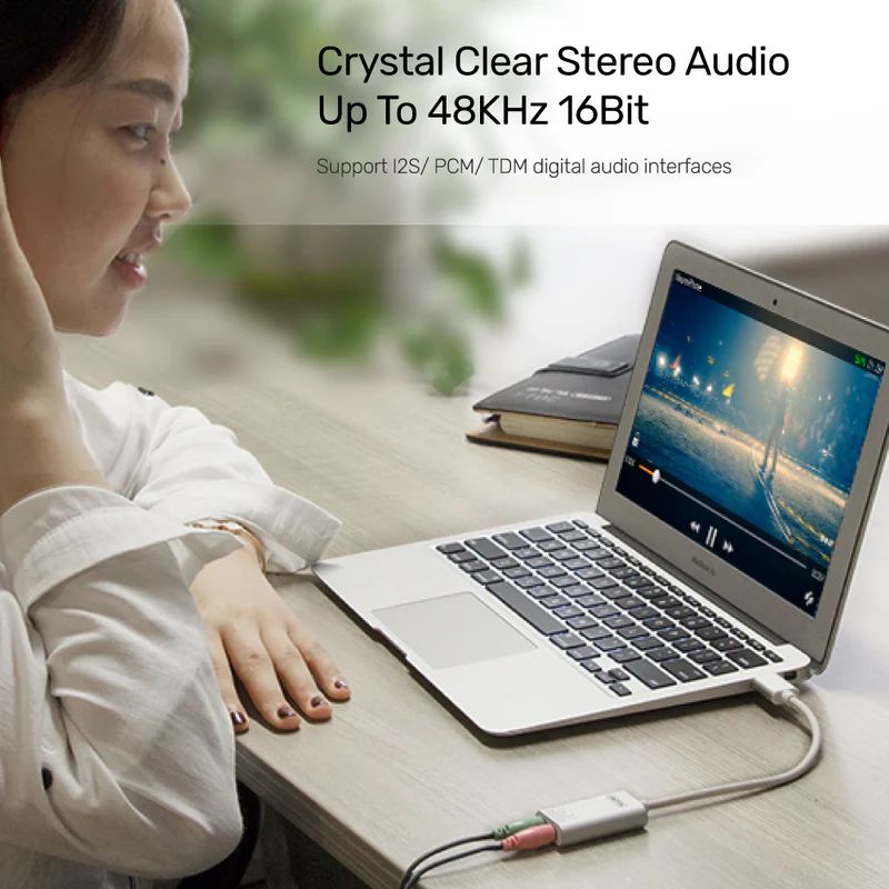 Unitek Y-247A 2.0 USB Hangkártya Silver