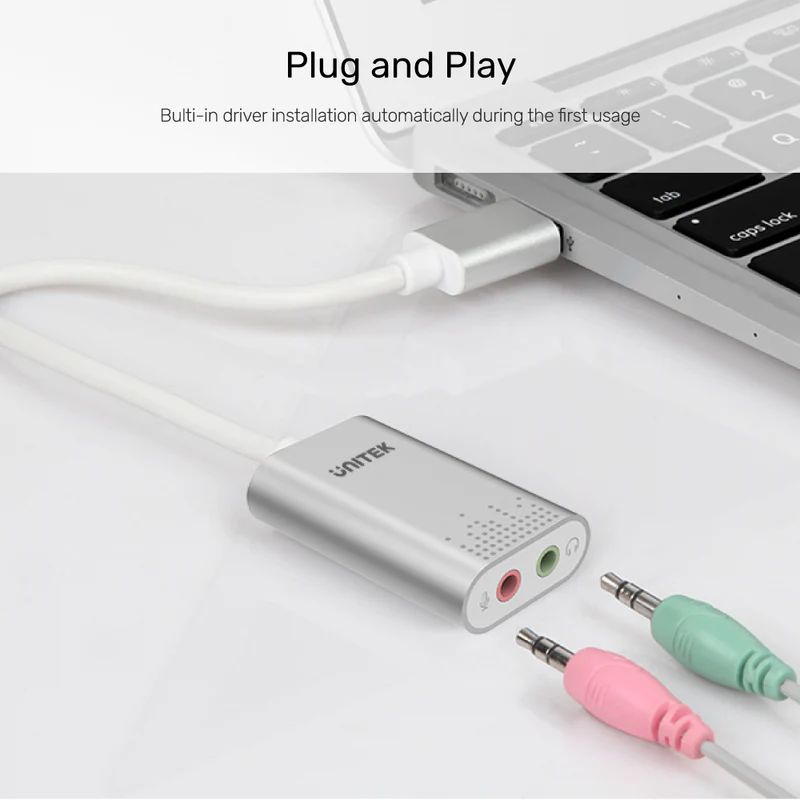 Unitek Y-247A 2.0 USB Hangkártya Silver