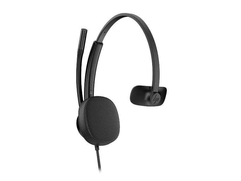 HP Poly Mission 415 Monaural USB Wired Headset Black
