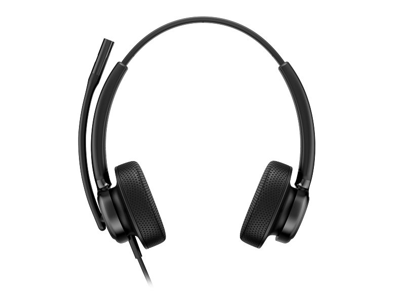 HP Poly Mission 425 Stereo USB Wired Headset Black